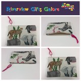 Zip Clutch / Purse / Bag / Pouch - Safari Zip Clutch / Purse / Bag / Pouch - Safari